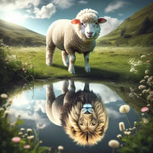 Awakening Beyond the Illusions of Mortal Life" The Tale of the Lion Sheep.