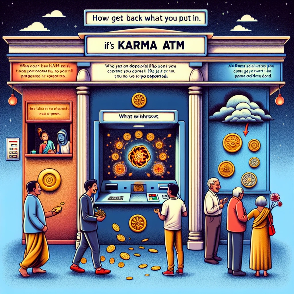 The Karmic ATM: Why Life Only Gives Back What You Deposit